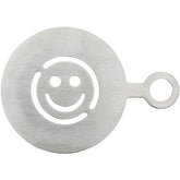 COFFEE STENCIL (85MM) - SMILEY FACE - Mabrook Hotel Supplies